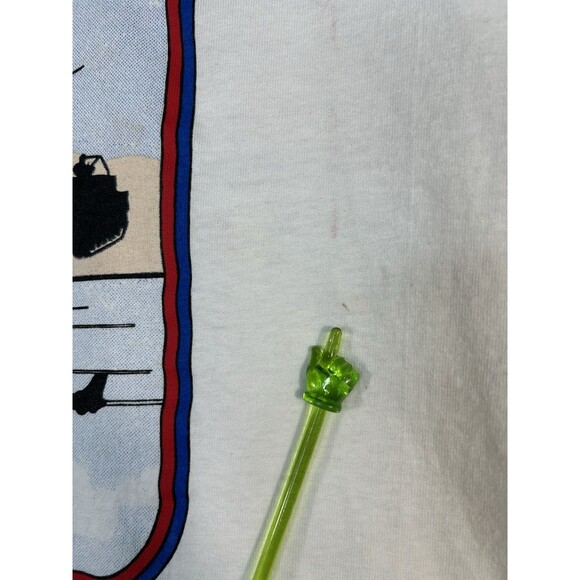 Vintage Operation Desert Storm Shield Shirt 1991 Double Sided Made In USA Size M - Picture 4 of 12